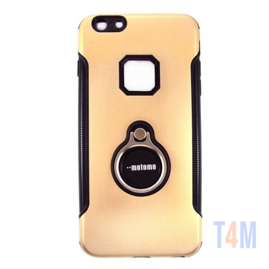 CAPA COM SUPORTE DE DEDOL APPLE IPHONE XS GOLD